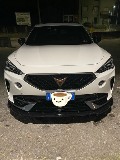 SPLITTER ADATTO PER CUPRA FORMENTOR 2020+ NERO LUCIDO DESIGN SPORTIVO