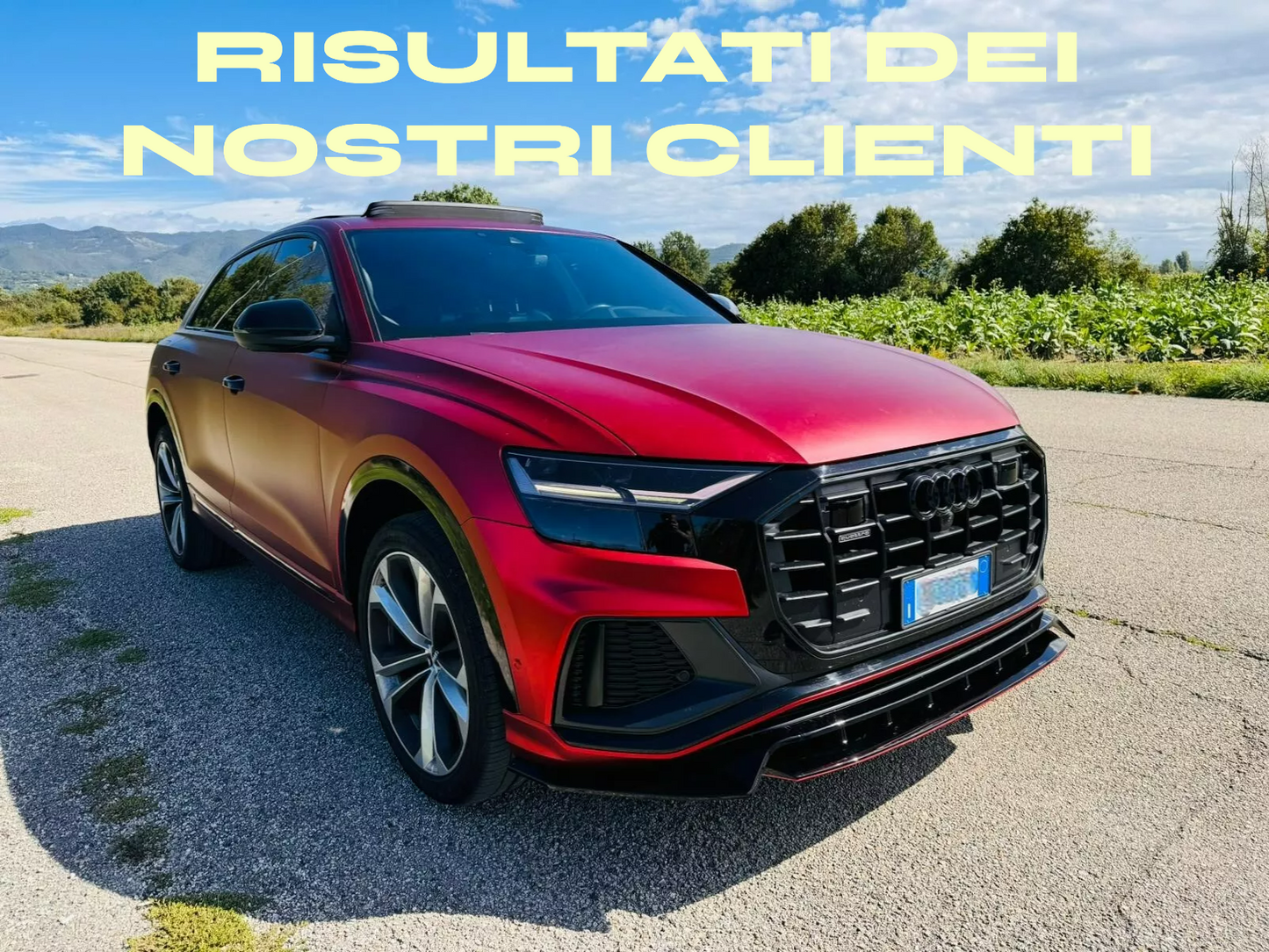 ✨GLOSSY BLACK SPLITTER suitable for audi Q8 2018-2024 S-line SQ8 ✨