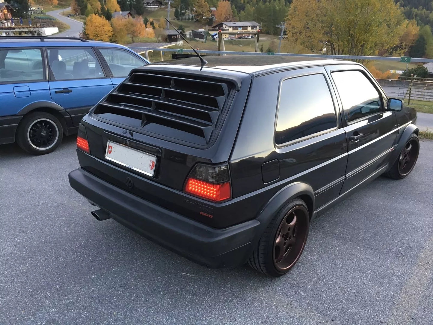 💫Veneziana Lunotto Posteriore per VW Golf 2 (1983–1992) –Window Louver in ABS💫