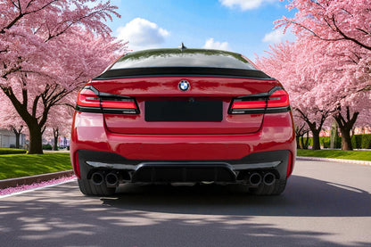 💫 Spoiler Posteriore / Ala Bagagliaio in ABS Nero per BMW Serie 5 G30 – 💫