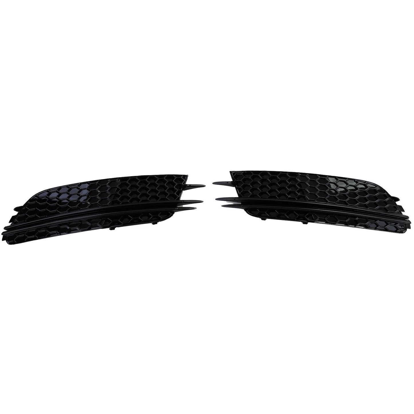 💫 Cornici Griglia Paraurti Honeycomb Nero Lucido per Audi A6 C7 (2011–2014) 💫