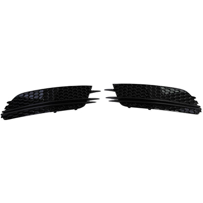 💫 Cornici Griglia Paraurti Honeycomb Nero Lucido per Audi A6 C7 (2011–2014) 💫