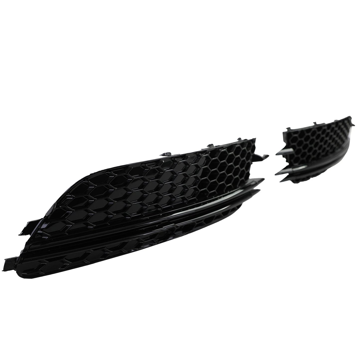 💫 Cornici Griglia Paraurti Honeycomb Nero Lucido per Audi A6 C7 (2011–2014) 💫