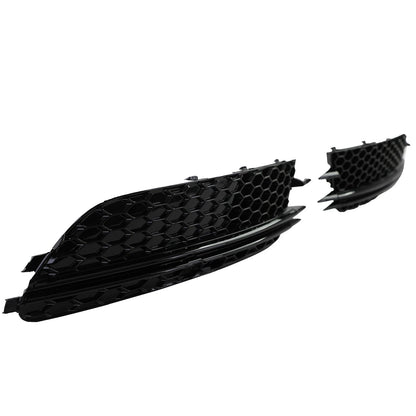💫 Cornici Griglia Paraurti Honeycomb Nero Lucido per Audi A6 C7 (2011–2014) 💫