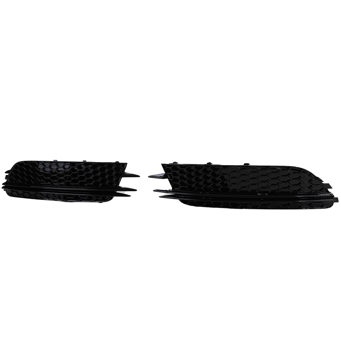 💫 Cornici Griglia Paraurti Honeycomb Nero Lucido per Audi A6 C7 (2011–2014) 💫