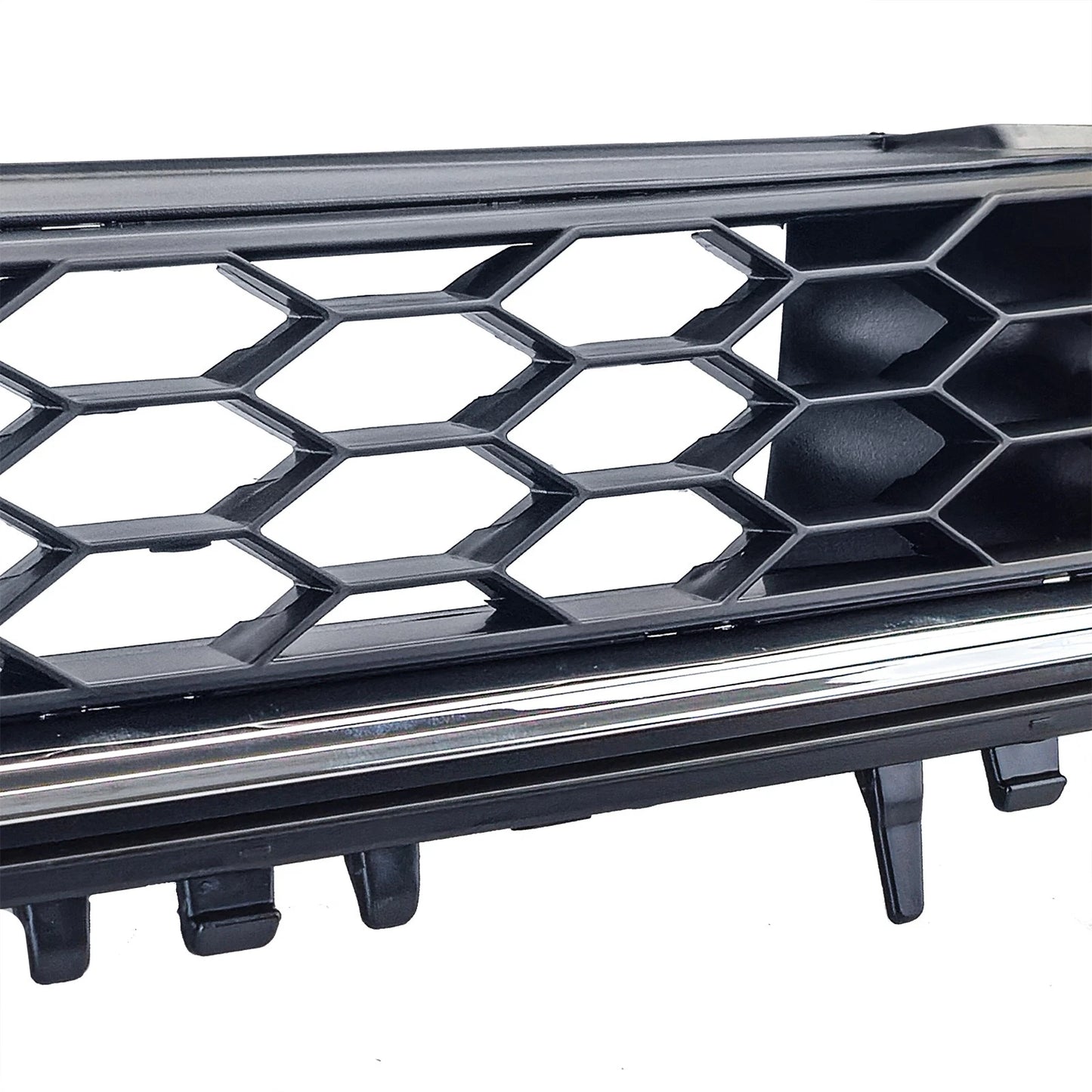 💫Griglia a Nido d'Ape Nera con Striscia Cromata per VW Golf 7 GTD 2012–2017💫