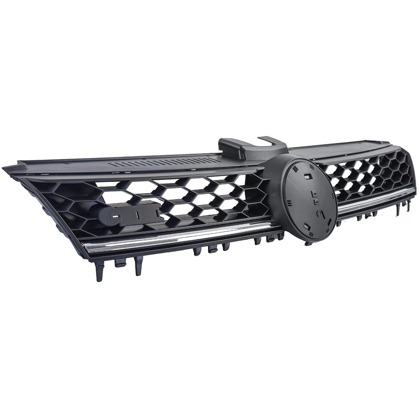 💫Griglia a Nido d'Ape Nera con Striscia Cromata per VW Golf 7 GTD 2012–2017💫