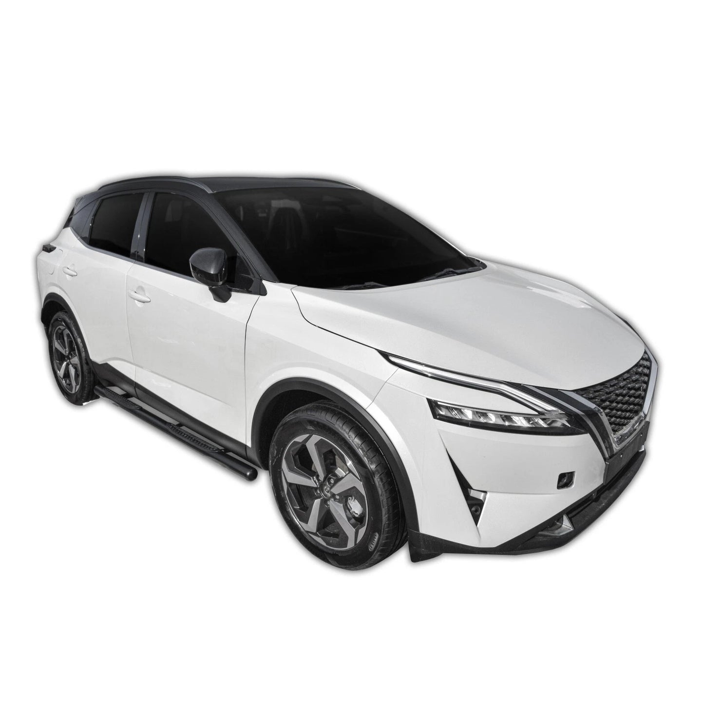 💫ART.5498 Pedane Laterali Inox Nissan Qashqai J12 2021+ Nero 💫