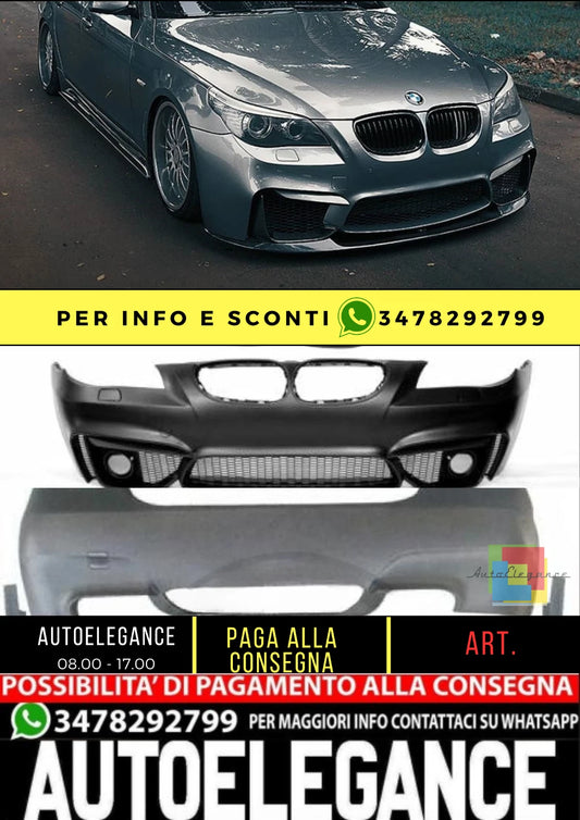💥BODYKIT ADATTO PER BMW e60 look M5 paraurti + minigonne 💥