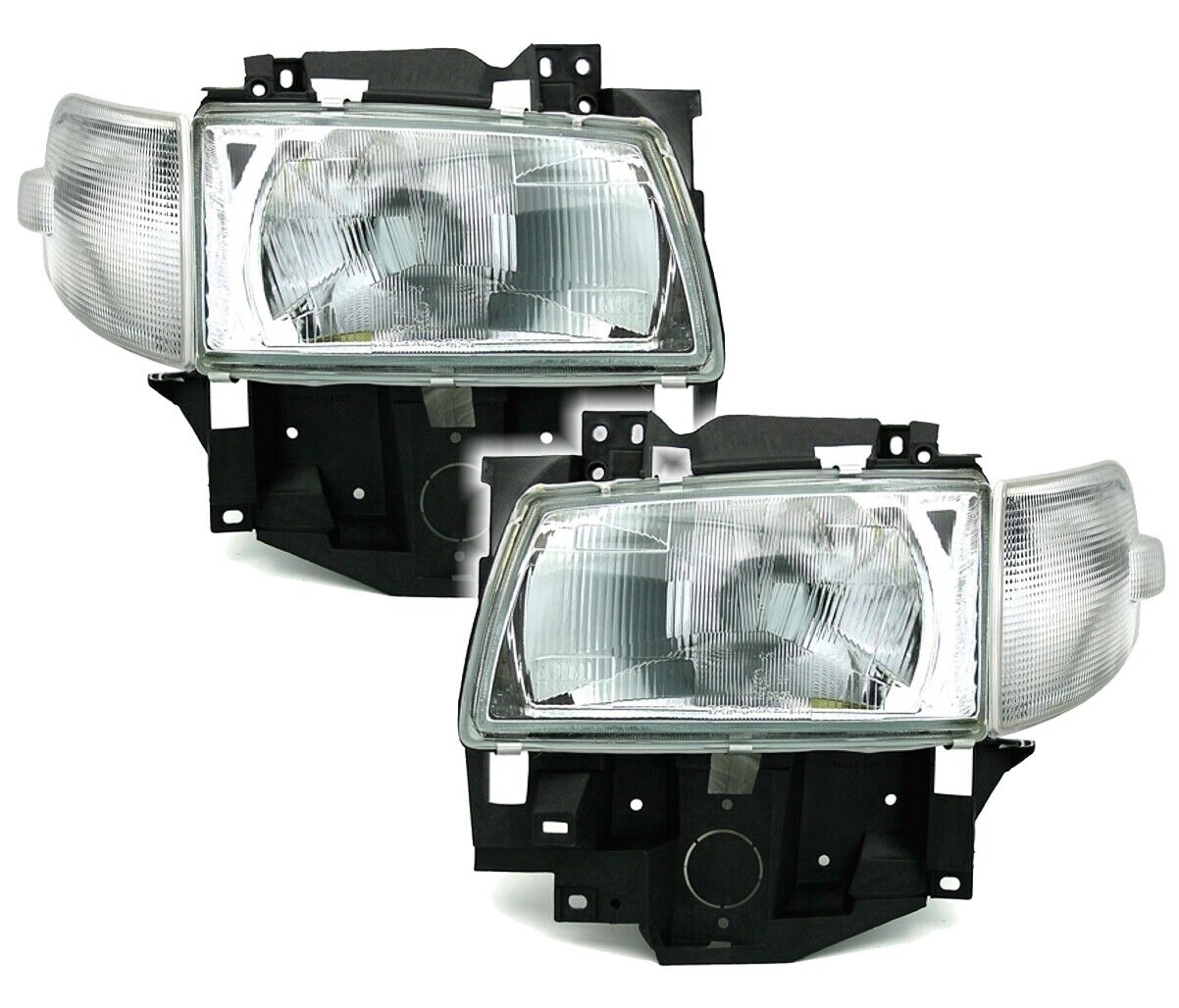 Set of headlights + halogen indicators left + right for VW T4 96-03 