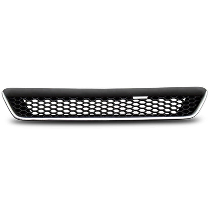 Griglia del radiatore OPC Sport a nido d'ape senza stemma nera aftermarket compatibile con Opel Astra G 97-04