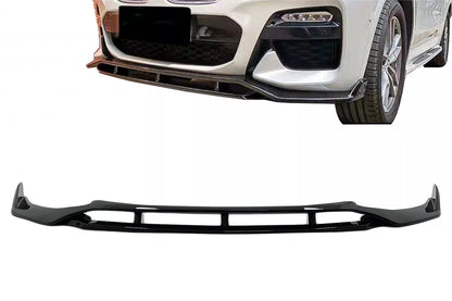 Spoiler paraurti anteriore per BMW X4 G02 X4M 18+ Nero lucido