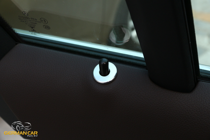 Per Mercedes W205 C e W213 Classe E anelli di chiusura porte tuning argento