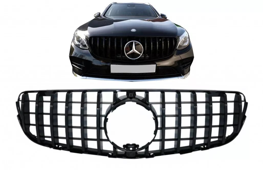 🤩Calandre pour Mercedes GLC X253 C253 15-18 GT R Panamericana Look🤩