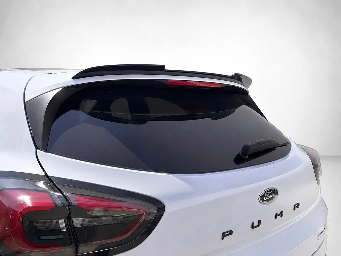 👉Prolunga Tappo Spoiler Tetto adatto per Ford Puma 2019- Nero Lucido ABS👈