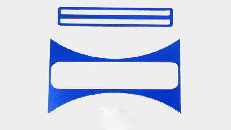 For Mercedes A, B, CLA and GLA aluminum frame cup holder blue 