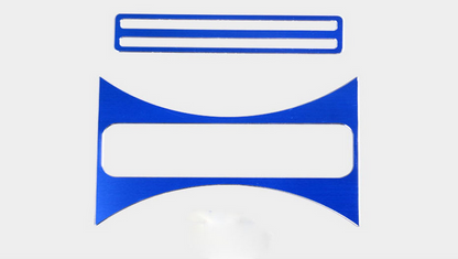 For Mercedes A, B, CLA and GLA aluminum frame cup holder blue 