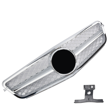 Griglia sportiva per Mercedes W204 C204 Coupe argento cromato C63 AMG LOOK