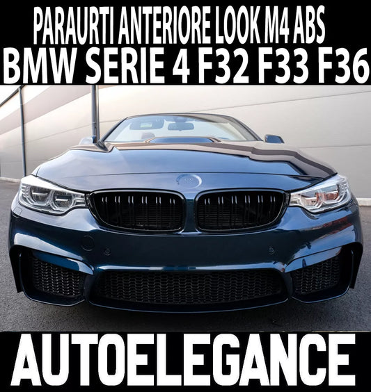 BMW Serie 4 F32 F33 F36 2013 Al 2017 Paraurti Anterioree Complete Look M4