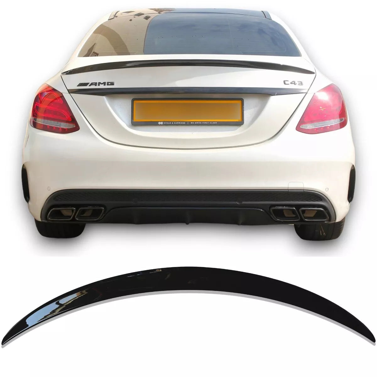 🖤Spoiler  Adatto Per Mercedes W205 Classe C 2014-2021🖤