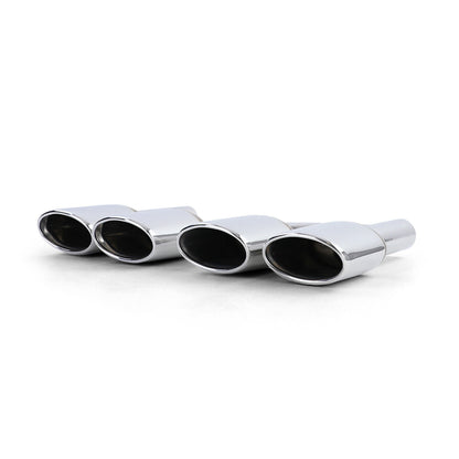 Terminali di scarico sportivi in acciaio inox aftermarket compatibile con Mercedes W204 W211 W164 W166 W221 R230