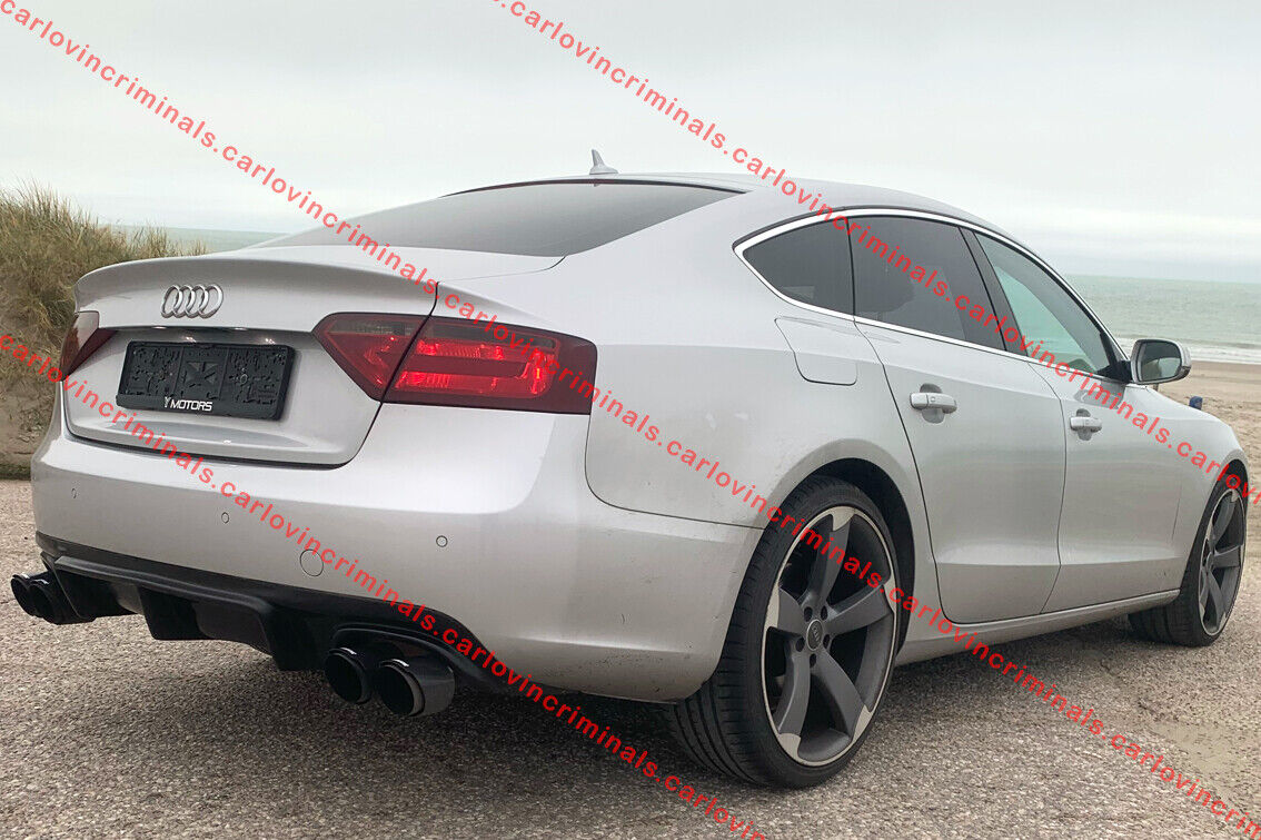 MINIGONNA POSTERIORE / DIFFUSORE / SPOILER AUDI A5 SPORTBACK 2012-2016