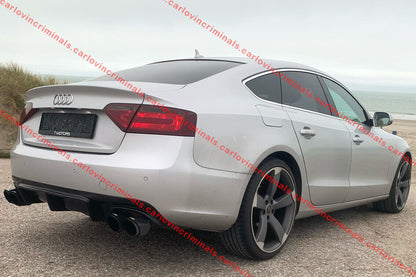MINIGONNA POSTERIORE / DIFFUSORE / SPOILER AUDI A5 SPORTBACK 2012-2016