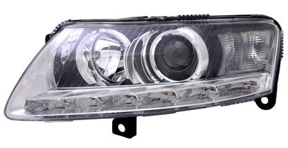 Left Front Headlight for Audi A6 4F 2008-2011 Xenon D3S LED + LWR Actuator 