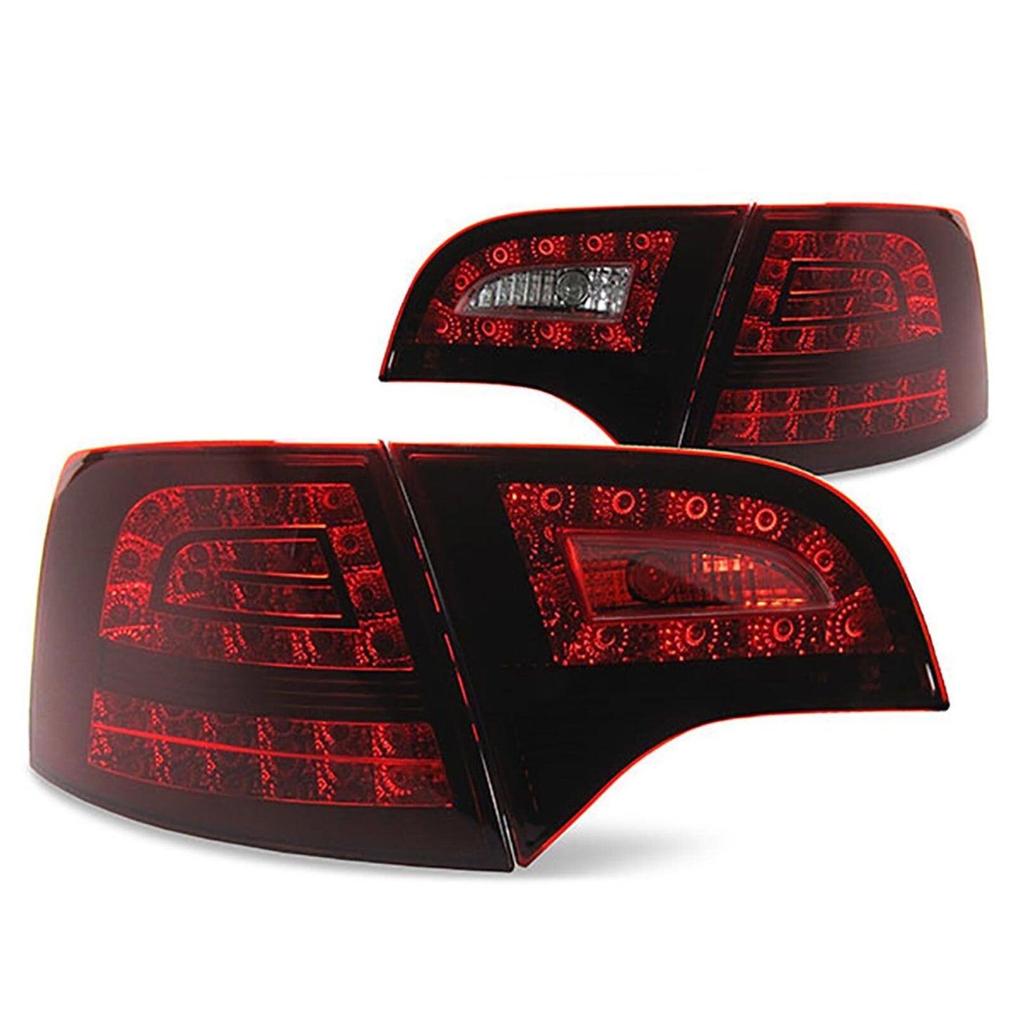 LED Rear Lights + Dark Red LED Turn Signal for Audi A4 