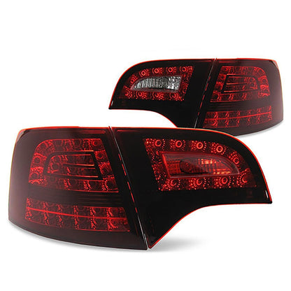 LED Rear Lights + Dark Red LED Turn Signal for Audi A4 