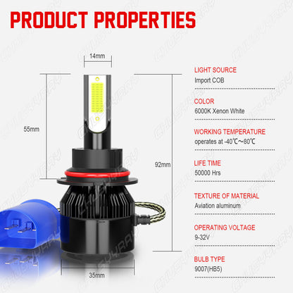 Per Nissan Versa Note 2014-2019 4x LED Faro Fendinebbia Lampadine ombo Kit 6000K