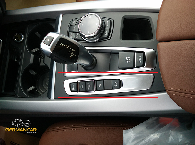 For BMW X5 X6 F15 F16 Gear Shift Panel Frame Chrome Background 