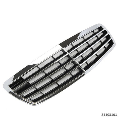 GRIGLIA RADIATORE SPORTIVA NERA CROMATA ADATTA PER MERCEDES W211 CLASSE E