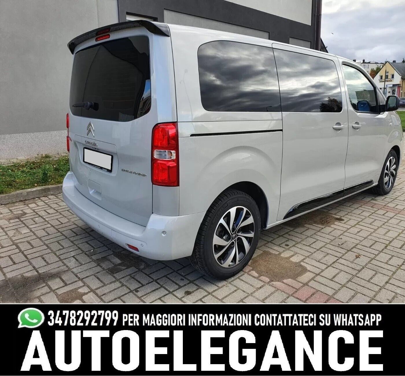 Roof Spoiler Tailgate Citroen Jumpy Mk3 2016+