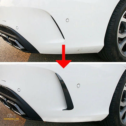 Adatto per Mercedes W205 Classe C posteriore AMG OTTICA FLICS AERO FLAPS CARBONI