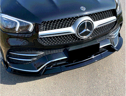 Splitter labbro spoiler anteriore adatto per Mercedes V167 C167 GLE con AMG