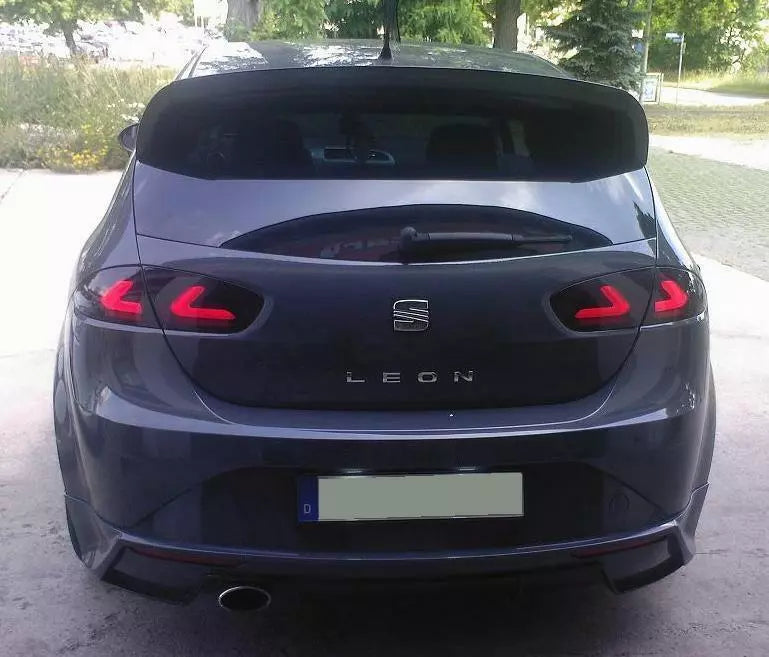 FARI FANALI POSTERIORI A LED PER SEAT LEON 1P1 1PA 09-12 FANALI POSTERIORI NERI