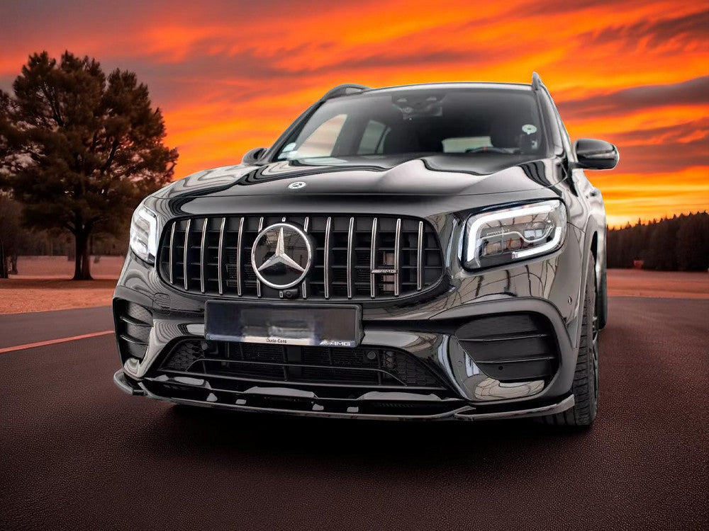 🔥Splitter Anteriore V1 in ABS Nero Lucido per Mercedes-AMG GLB 35 X247🔥