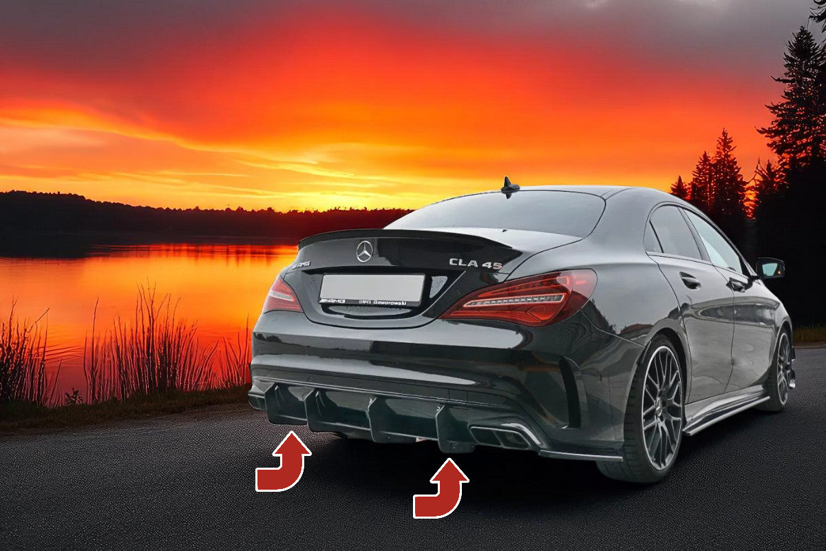 🔥Diffusore Posteriore V1 in ABS per Mercedes CLA A45 AMG C117 🔥