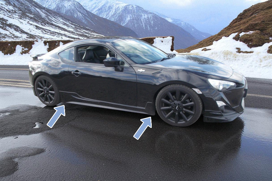 🔥Minigonne Laterali per Toyota GT86 (2012–2021) – Tuning Sportivo in ABS🔥