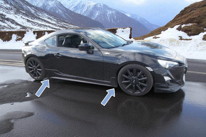 🔥Minigonne Laterali per Toyota GT86 (2012–2021) – Tuning Sportivo in ABS🔥