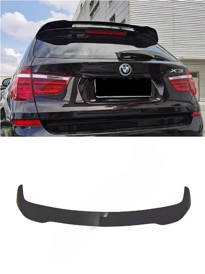 🔥Spoiler Posteriore Tetto in ABS Nero Opaco per BMW X3 F25 (2010–2017)🔥