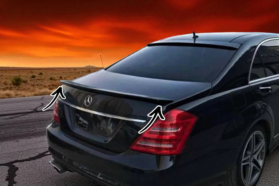 🔥Spoiler Posteriore per Mercedes Classe S W221 (2005–2013) – Tuning in ABS 🔥