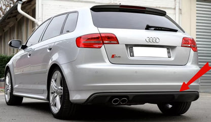💯KIT DIFFUSORE ADATTO PER AUDI A3 8P SPORTBACK S3 LOOK💯