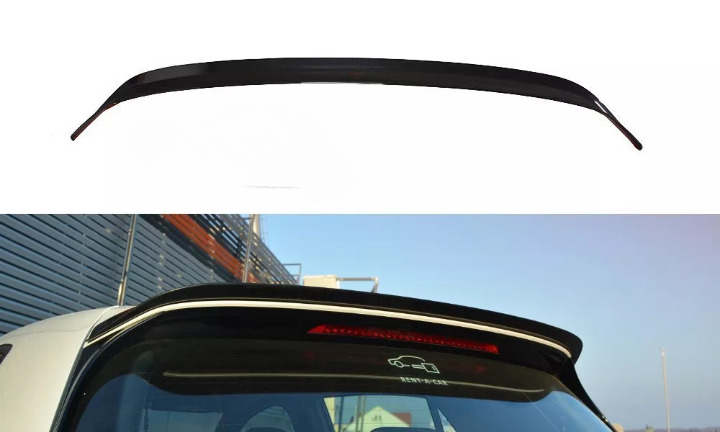 🔥Spoiler / Prolunga Tappo Posteriore in ABS Nero Lucido per VW Golf Mk7.5 GTI🔥