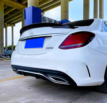 💯KIT Gloss Black Spoiler Suitable For Mercedes C-Class W205💯 