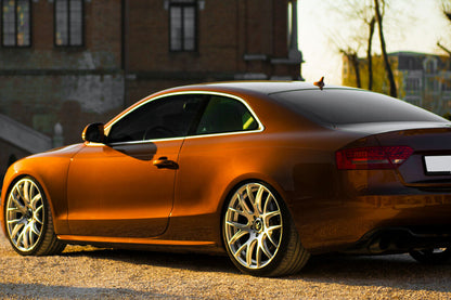 MINIGONNE ADATTE PER AUDI A5 8T 8F BAS DE CAISSE ( 2007-2016 ) STYLE S5 / S-LINE