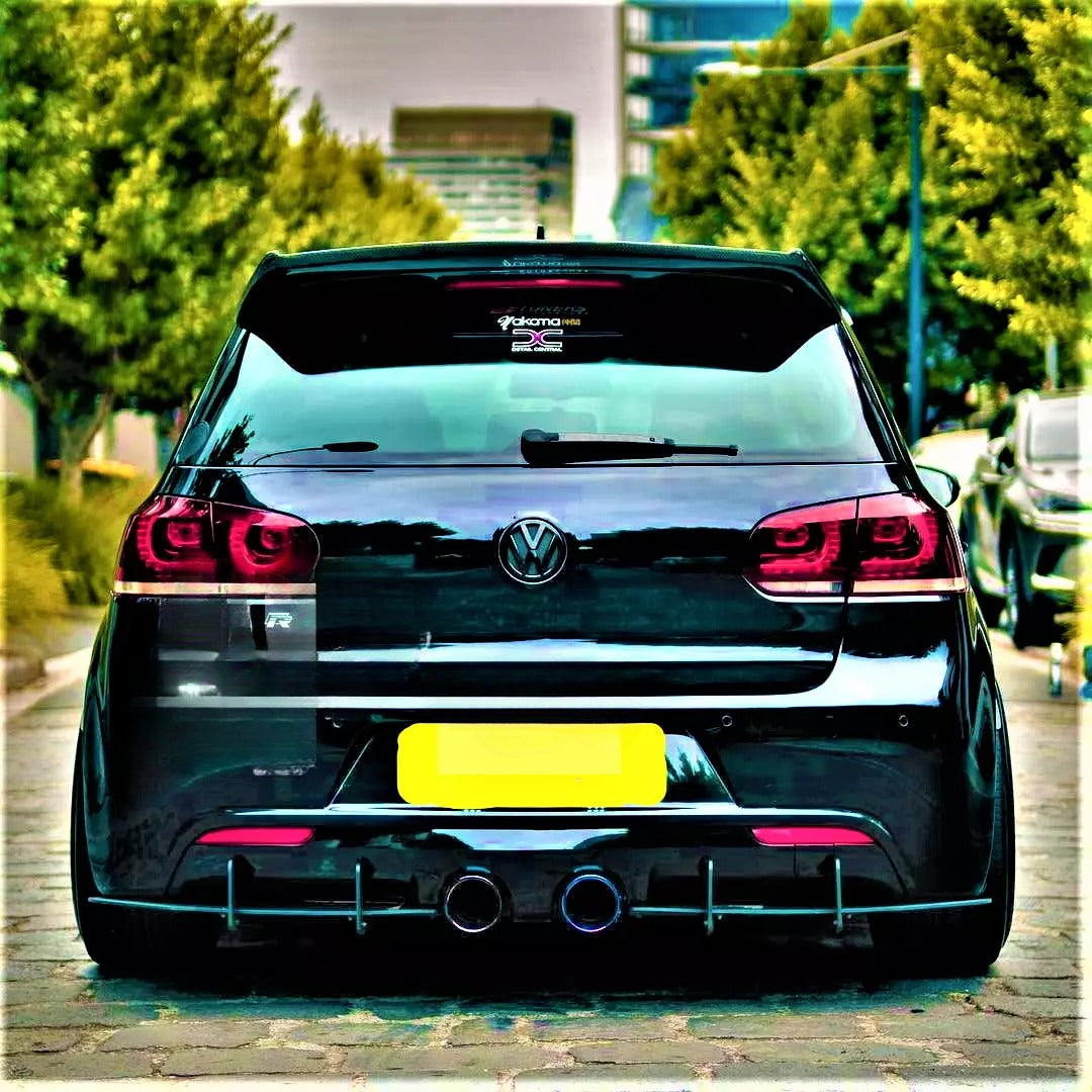 😎Diffuser kit suitable for VW Golf R20 R MK6😎