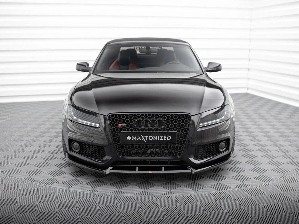 💕  Splitter  adatto  per  AUDI S5/A5 S-LINE 8T  nero  lucido 💕
