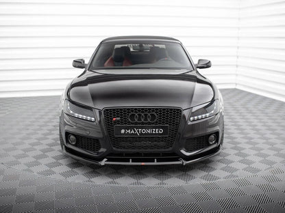 💕  Splitter  adatto  per  AUDI S5/A5 S-LINE 8T  nero  lucido 💕